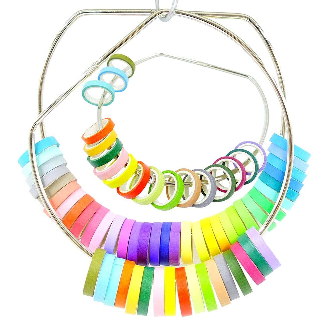 3 Pack Washi Tape Organizer Washi Tape Storage Ring (8 inches)